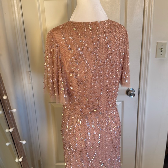 MAC DUGGAL
Embellished Flutter Sleeve Gown - Picture 14 of 17